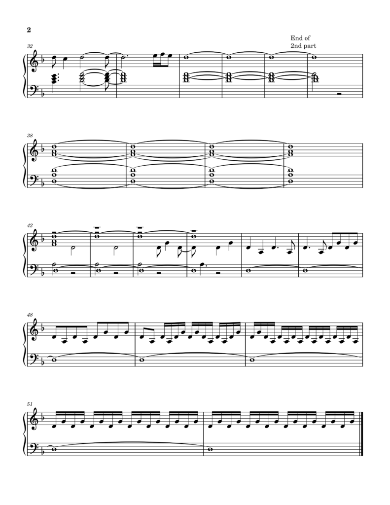 Il Tramonto sheet music page 2